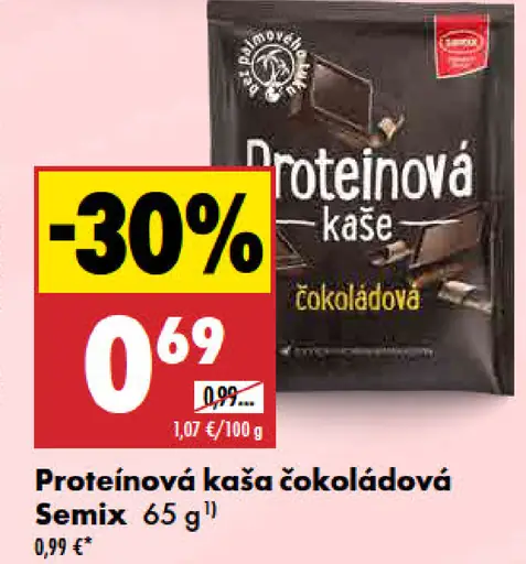 Semix čokoládová proteínová kaša
