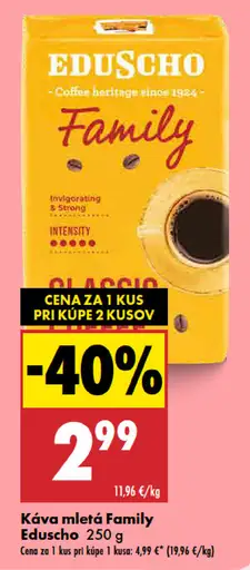 Eduscho Family mletá káva