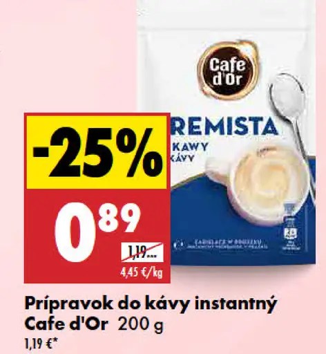 Cafe d’Or Prípravok do kávy instantný