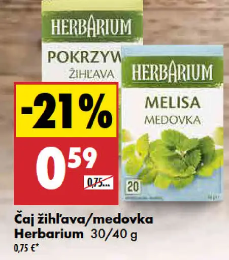 Herbarium Čaj bylinný rôzne druhy