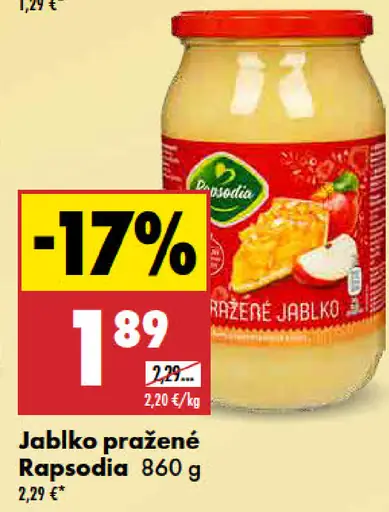 Rapsodia Jablko pražené