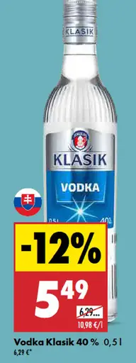Klasik Vodka Kopaničiarska Slivka 40%