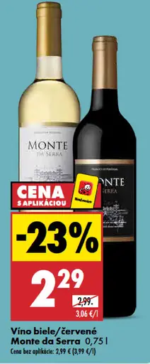 Vino biele Monte da Serra