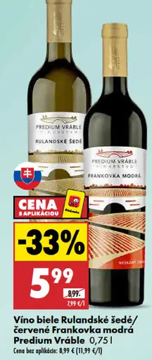 Premium Vráble Rulandské šedé biele víno