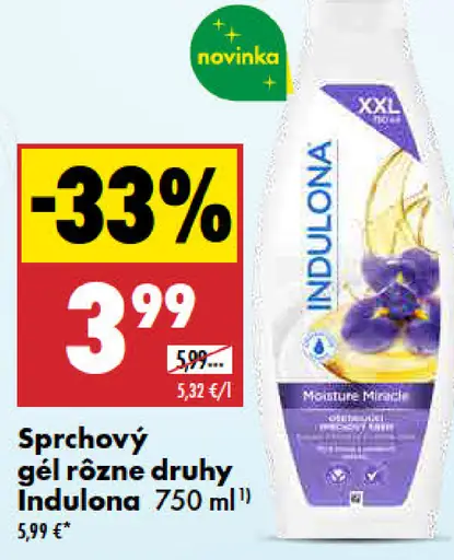 Indulona sprchový gél