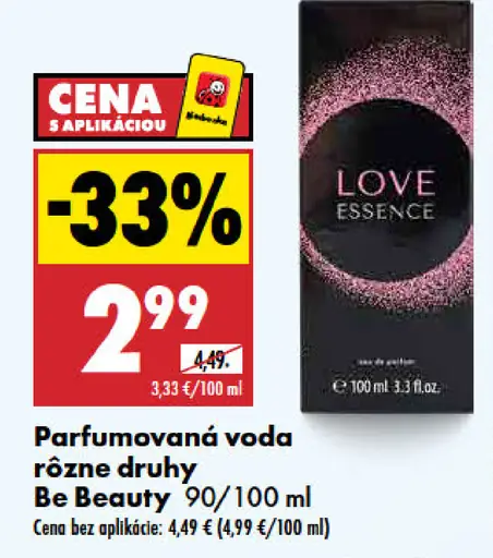 Be Beauty Parfumovaná voda rôzne druhy