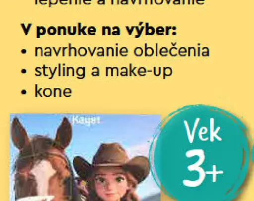 Kayet kreatívny zošit – na vyfarbovanie, lepenie a navrhovanie; motívy navrhovanie oblečenia, styling a make-up, kone