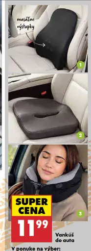 Vankúš do auta: bedrový vankúš, vankúš na sedenie alebo vankúš na krk