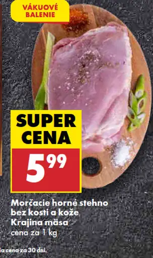 Morčacie horné stehno bez kosti a kože