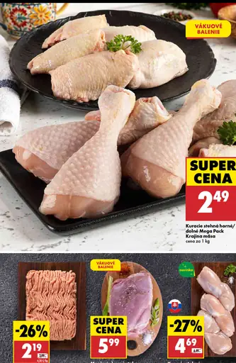 Kuracie stehná horné / dolné mega pack