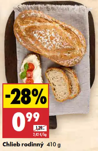 Rodinný kváskový chlieb
