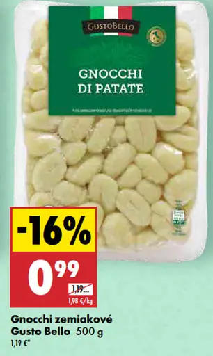 Gusto Bello Gnocchi zemiakové