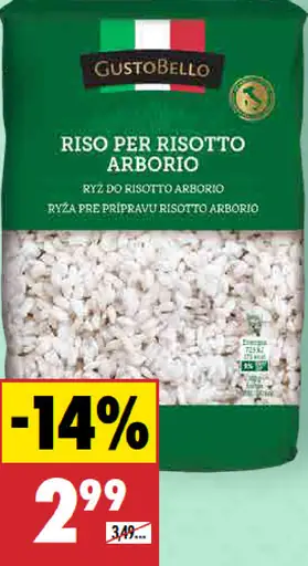 Gusto Bello Ryža na rizoto
