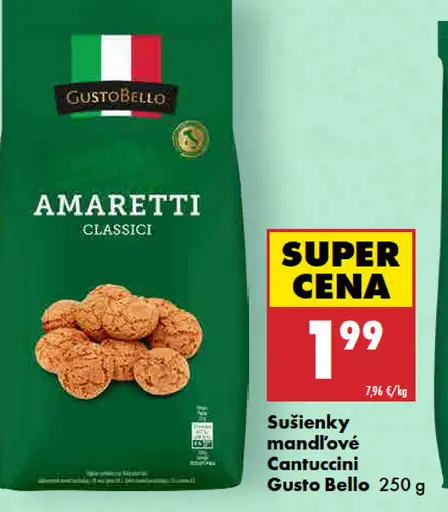 Gusto Bello mandľové sušienky Amaretti