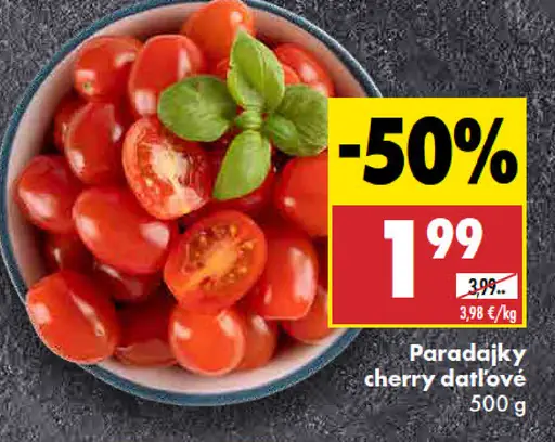 Paradajky cherry datľové
