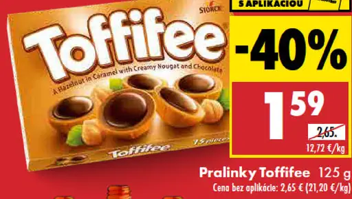 Pralinky Toffifee