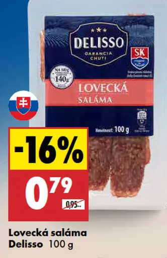 Delisso Lovecká saláma