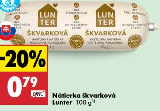 Lunter nátierka škvarková