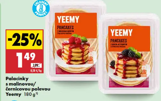 Yeemy Palacinky s malinovou polevou