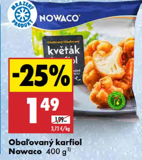 Obaľovaný karfiol Nowaco