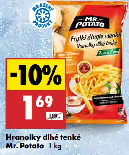 Mr. Potato Hranolky dlhé tenké