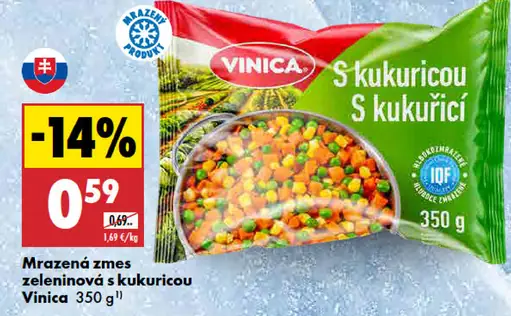 Vinica Zeleninová zmes s kukuricou mrazená