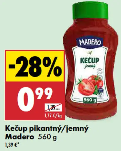 Kečup pikantný/jemný