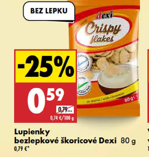 Lupienky bezlepkové škoricové Dexi