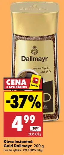 Dallmayr Gold Káva instantná