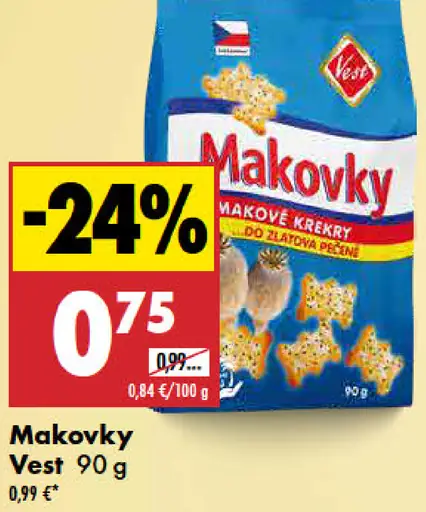 Veľké Makovky makové krekry