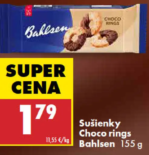 Bahlsen sušienky Choco rings