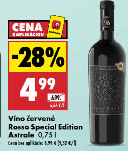 Vino červené suché Astrale