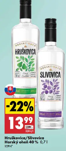 Horský oheň hruškovica 40 %