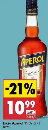Aperol aperitív 11 %