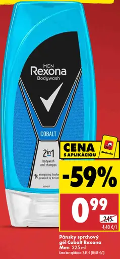 Rexona Men pánsky sprchový gél Cobalt 2 v 1
