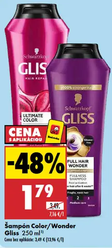 Gliss šampón Color/Wonder