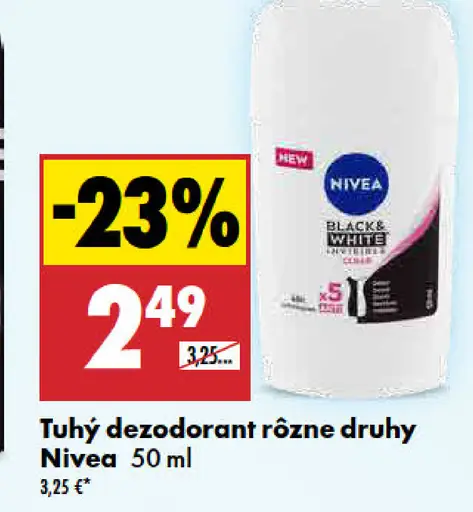 Nivea Tuhý dezodorant