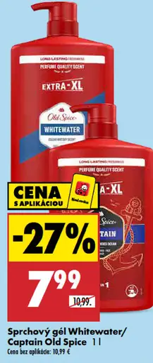 Old Spice Sprchový gél Whitewater/Captain