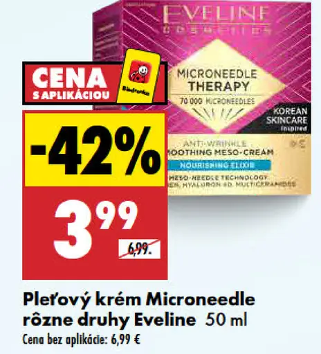 Pleťový krém Microneedle