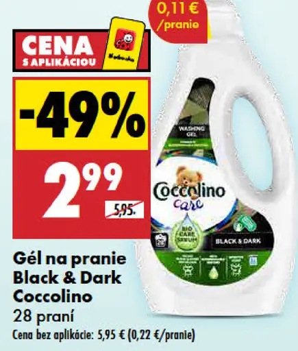 Gél na pranie Black & Dark Coccolino