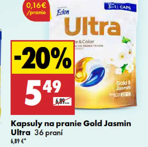 Ultra Kapsuly na pranie Gold Jasmin
