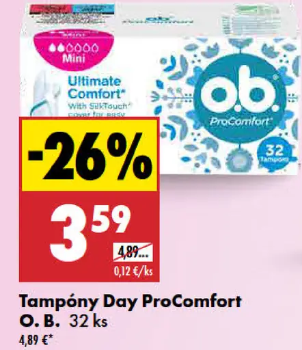Tampóny ProComfort O.B.