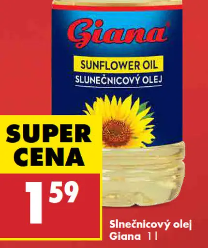 Giana Slnečnicový olej
