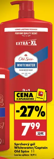 Old Spice Whitewater sprchový gél