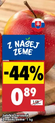 Červené jablká