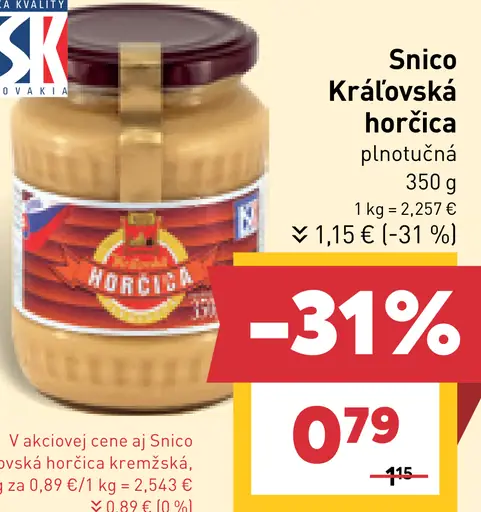 Snico Kráľovská horčica