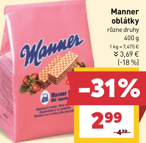 Manner oblátky