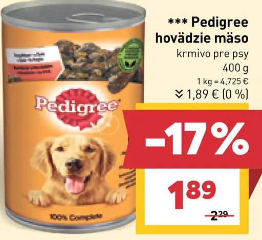 Pedigree hovädzie mäso