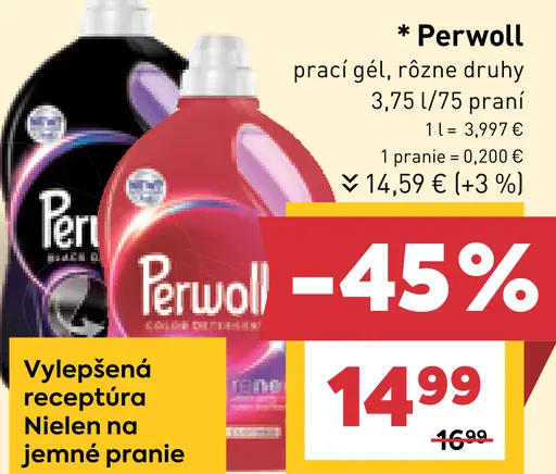 Perwoll prací gél