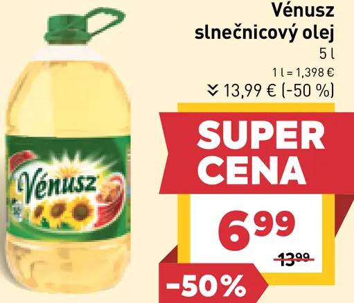 Vénusz slnečnicový olej